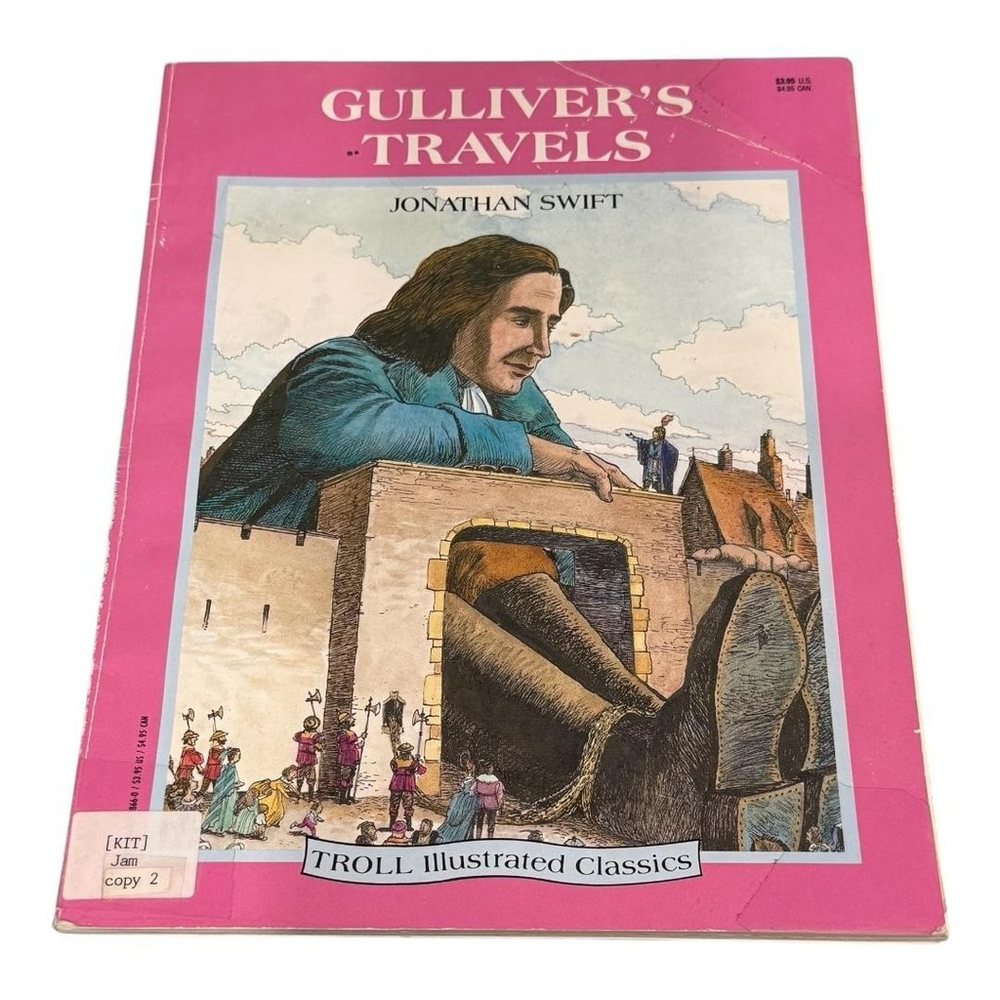 Vintage Gulliver's Travels Jonathan Swift Troll Illustrated Classics Paperback